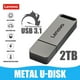 thumbnail image 2 of Lenovo-unidad Flash USB 3,1 de 2TB, Pendrive portátil de alta velocidad, 1TB, 512GB, tipo c, para Android, PC/coche qym unisex, 2 of 2