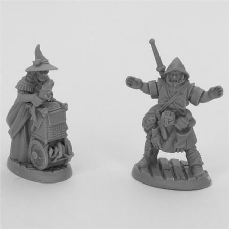 Bones Dreadmere Fishmongers Miniatures, Black - Pack of 2