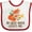 White and Red, variant on Inktastic Great Auntie Loves Me Fox Boys or Girls Baby Bib