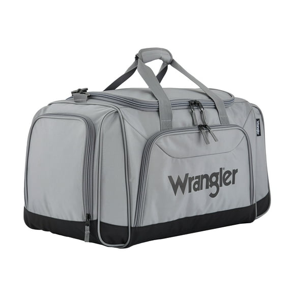 Wrangler Large 28" Travel Duffel with Side Wet-Shoe Pocket - Sharkskin Grey