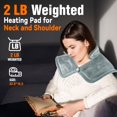 thumbnail image 2 of Heating Pad For Back With 6 Heat Settings, 4 Timer Auto-Off, Gifts For Women Mom Men Dad, Electric Heating Blankets For Abdomen/Waist/Shoulder, Mothers Day Gifts For Mom, 2 of 7