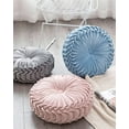 thumbnail image 7 of BH-JJSMGS Round Throw Pillow for Couch Decorative 3D Pumpkin Velvet Round Floor Pillow Cushion for Home Bed and Car Decor, 7 of 7