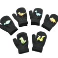 thumbnail image 1 of Cute Little Dinosaur Warm Gloves, Thermal Thicken Soft Knitting Children Knitted para viajar en clima frío Viajar en trineo Zulema Guantes cálidos para niños, 1 of 8