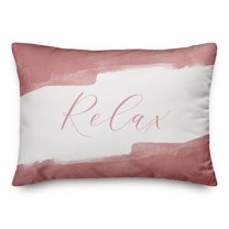 Creative Products Relax Watercolor Pink 14 x 20 Indoor / Outdoor Pillow