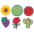 thumbnail image 4 of KAKOWELY 12 adornos de silicona para pajitas con forma de flor de fruta, bonitos adornos de silicona para pajitas., 4 of 4