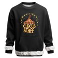 thumbnail image 2 of RKSTN Crew Neck Sweatshirts for Men Carnival Graphic Print Oversized Versatile Fleece Sweatshirt Mens Casual Round Neck Relaxed Fits Comfy Pullover Carnival Party Sweatshirt Top Fall Winter Clothes, 2 of 7