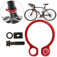 thumbnail image 4 of Abrazadera de Sillín de Bicicleta NikouMX Aleación de Titanio de Aluminio 34,9 mm Rojo, 4 of 8