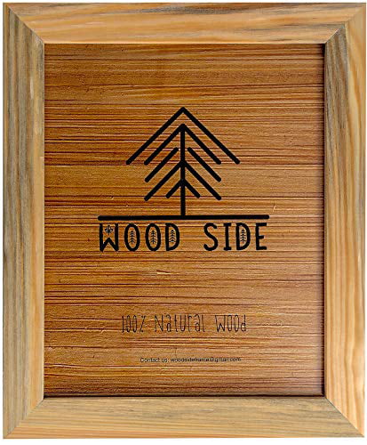 Wall/ Tabletop Red Natural Solid Eco Wood Rustic Wooden Picture Frames 