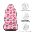 thumbnail image 3 of Lsque Haear Strawberry Pattern Car Seat Covers for Front Seats , Waterproof Seat Covers for Cars, Sporty Front Seat Covers,Car Seat Cover Protector Front Seats, 3 of 5