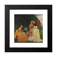thumbnail image 2 of Valentine Cameron Prinsep 12x12 Black Modern Framed Museum Art Print Titled - Sisters, 2 of 5