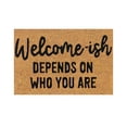 thumbnail image 2 of Welcome Doormat Entrance Front Door Mat For Home Bedroom Decor Non Slip Rug Decorative Accessories 24×16 Inches Polyester Carpet,Brown,Other, 2 of 7