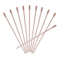 thumbnail image 1 of Uxcell 10Pcs Stainless Steel Cocktail Toothpicks, 4.25 Inch Metal Cocktail Picks Fruit Sticks, Rose Gold Cylinder, 1 of 5