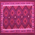 thumbnail image 1 of Ahgly Company Indoor Square Oriental Pink Traditional Area Rugs, 5' Square, 1 of 4