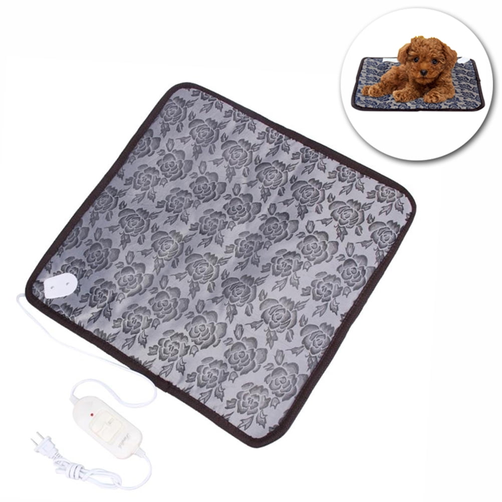 Pet Bed Heating Pad Temperature Control Soft Dog Cat Bunny Kitty Heater Mat Warm Mate Blanket