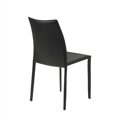 thumbnail image 3 of Eurostyle Dalia  Dining Chair in Black Leather, 3 of 3