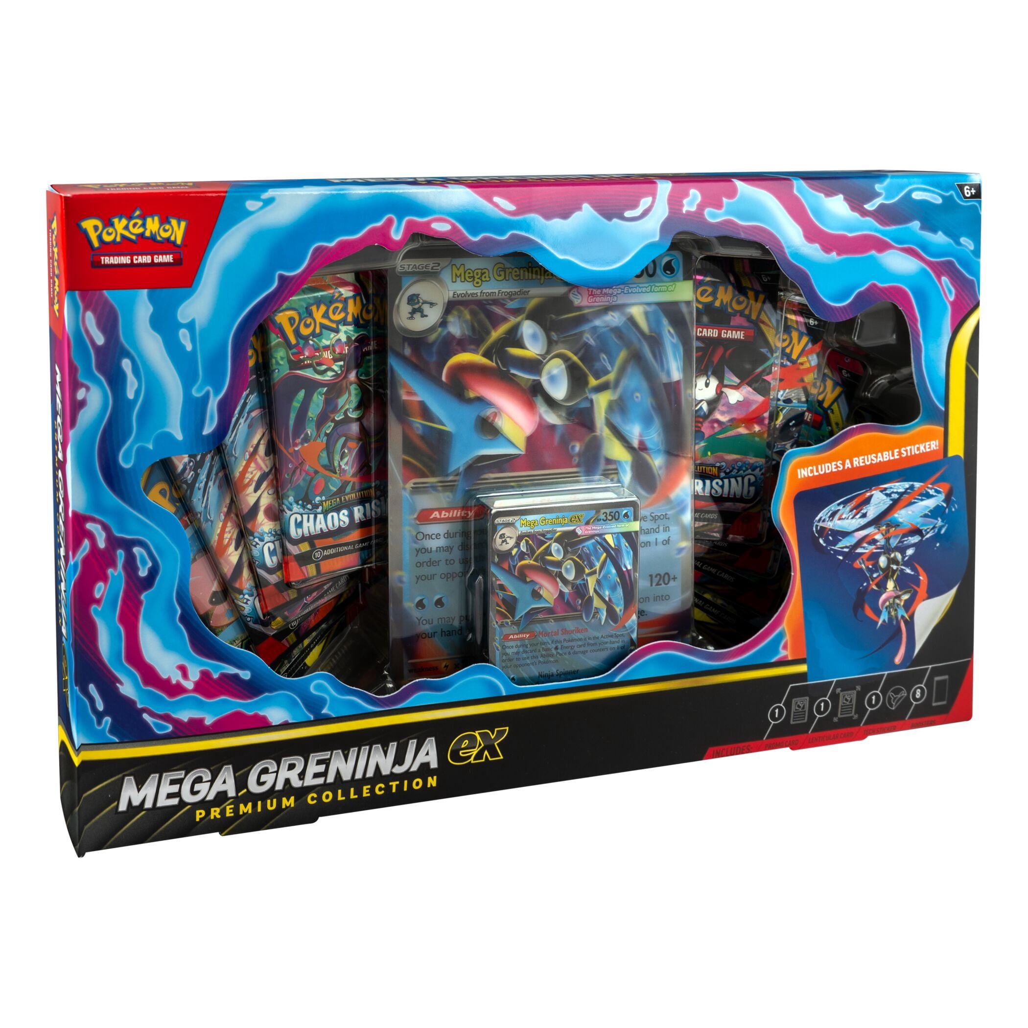 mega greninja pokemon card ex Premium Collection Age Group Pokemon Promo Greninja XY24