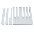 thumbnail image 3 of 52 Pcs White Black keys Piano Keytops Kit Replacement tuning repair tool, 3 of 7