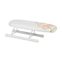 TISHITA Foldable Ironing Board, Small Ironing Board, Garment Ironing, Countertop Ironing Board for Gift, Travel, Home Flower