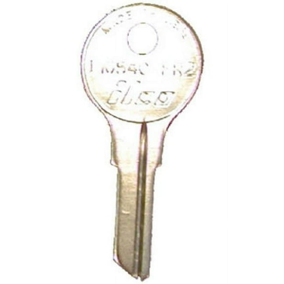 Kaba Ilco Corp. Key Blank L1054G-FR2 - 6 Pins - 10 Pack, Nickel Finish, Brass