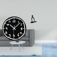 thumbnail image 2 of Reloj de pared Reloj de pared Silencioso Reloj decorativo Reloj moderno Figura de escritorio Escultura de pensador Material acrílico Adecuado para sal, 2 of 8