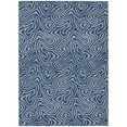 thumbnail image 2 of Addison Rugs Chantille Indoor/Outdoor Transitional Swirls Navy Washable Rectangle Rug, 3' x 5', 2 of 6