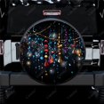 thumbnail image 1 of Twinkling String Lights Art Polyester Universal Spare Wheel Tire Cover Custom Tire-Covers for Trailer RV SUV Truck Camper, 1 of 5