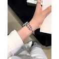 thumbnail image 4 of XiHAMA Bling Bracelet Band Compatible with Apple Watch Bands for Women 46mm 40mm 41mm 38mm 44mm 45mm 42mm 49mm, Cute Cartoon Dressy Jewelry Charm Metal Strap for iWatch Ultra 2 Series 10/9/8/7/6/5/4/, 4 of 5