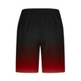 thumbnail image 3 of Viluyesy Mens Beach Shorts, Quick Dry Drawstring Loose Stretchy Summer Sports Swim Trunks Wine M, 3 of 4