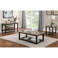 thumbnail image 6 of Furniture of America Oglin Transitional Wood 2-Piece Coffee Table Set in Walnut, 6 of 6