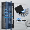 thumbnail image 4 of Kavey [2024 NEW] 1-2 Gun Safe, Digital Keypad Large Long Gun Safe for Shotguns, Quick Access Gun Cabinets with LED Light, Gun Safe with Adjustable Gun Rack and Removable Shelf, 4 of 8
