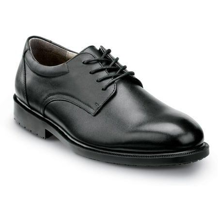 

SR Max Arlington Men s Black Dress Style Soft Toe Slip Resistant Work Shoe (10.5 EW)