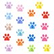 thumbnail image 1 of 3 hojas de pegatina de pared con estampado de pata de perro, calcomanía para bañera, huella de Animal, decoración artística de pared, 1 of 6