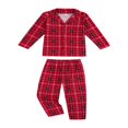 thumbnail image 4 of Ensemble de Pyjamas Assortis pour la Famille de Noël, Imprimé à Carreaux Rouges Buffalo, Vêtements de Nuit pour Hommes, Femmes, Enfants, Bébé, Chien, 4 of 7