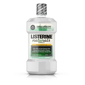 Listerine Naturals Antiseptic Mouthwash Fluoride Free Mint 1 L