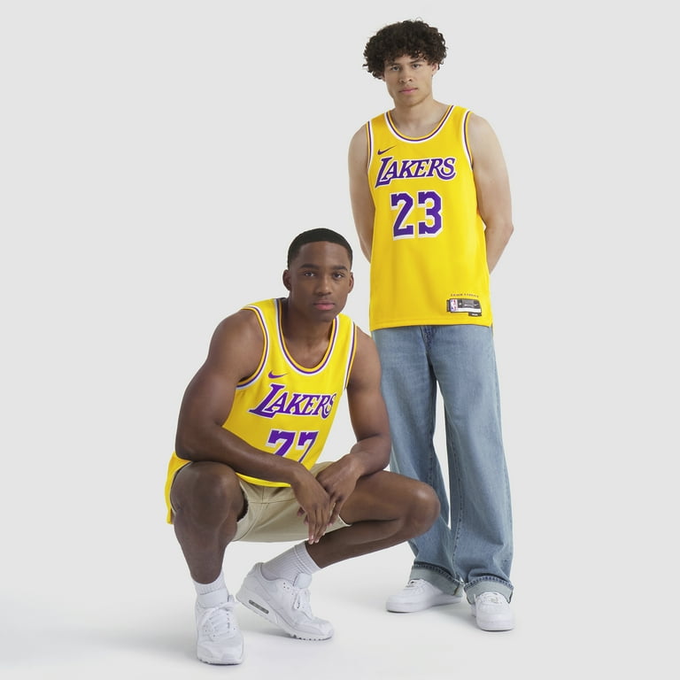 Unisex Nike LeBron James Gold Los Angeles Lakers Swingman Jersey