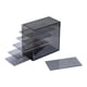 thumbnail image 1 of Caja organizadora de bandejas para pestañas, herramienta para injerto de pestañas, práctica caja transparente de 5 capas. Negro, 1 of 9