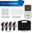 thumbnail image 2 of Unidad Combinada TENS EMS Digital TENS 7000 UTT67453324533 Estimulador Muscular Eléctrico para Alivio de Dolor de 4 Canales con Estuche Blanco TENS 7000 UTT67453324533, 2 of 2
