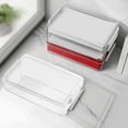 thumbnail image 4 of Clear Stackable Document Organizer Box - Moisture-Proof Desktop File Storage with Secure Lid for Office/Home, Multi-Size Options, 4 of 6