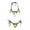 Green, variant on Qiopertar Women's Mesh Bikini Set Sheer Lace Bra and Panties Two-Piece Swimsuit High Waist Printed Beach Vacation Pool Party Surfing, Beige FREE SIZE