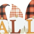 thumbnail image 6 of Northlight Plaid Gnomes Fall Harvest Wooden Sign - 10", 6 of 7
