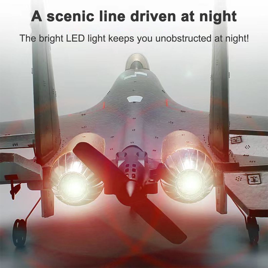 RC Aircraft for Adults, SU35 2.4G 4CH EPP Lightweight RC Fighter Airplane Model with 6-Axis Gyro for Indoor Outdoor Play, RC Hobby Model Collectible Gift for Beginners (RTF Version)
