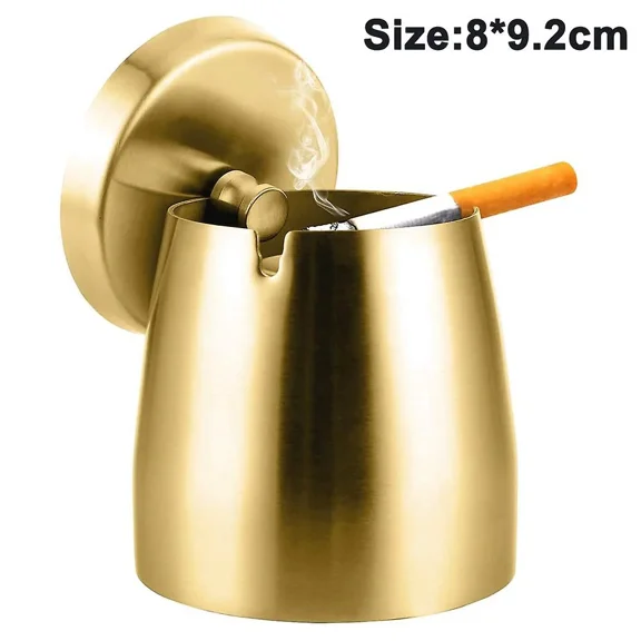 Windproof Ashtray For Cigarettes Outdoor Ashtrays For Patio Beautiful Tabletop Smoke Sta
