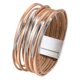thumbnail image 3 of Pulsera para mujer con cierre, regalo, accesorios de moda, versátil y elegante. Oro, 3 of 9