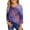 #A02-Dark Purple, variant on Abcomgle Girls Halloween Shirts Size 14 Spooky Pumpkin Face Graphic Tshirts for Girls Crewneck 3/4 Sleeve Shirts for Kids Girls Fall Funny Cute Tee Top Girls,3-4 Years