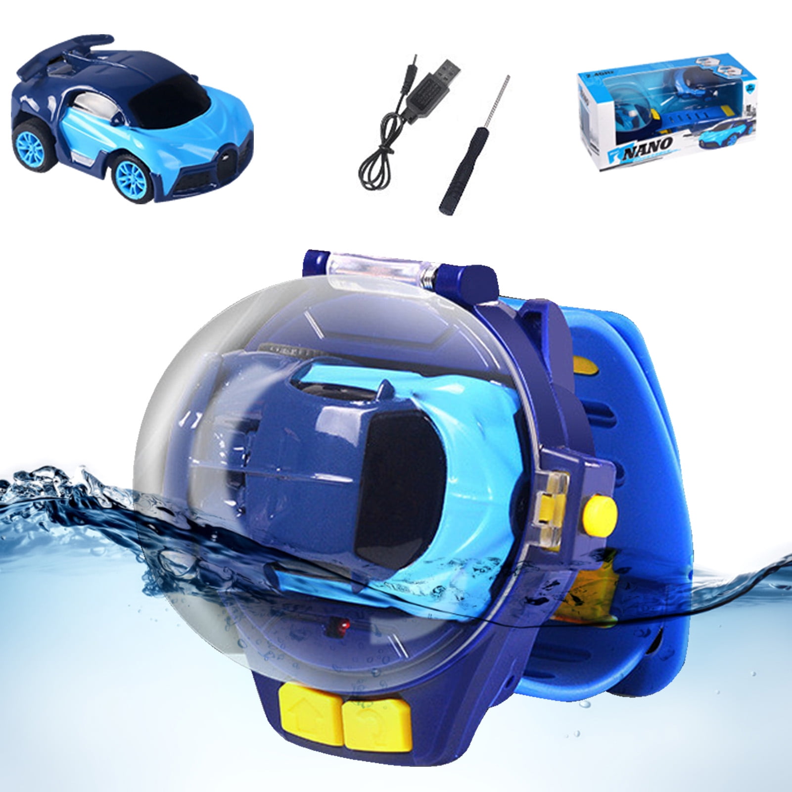 Buy huoge Mini Remote Control Watch Car Toys ABS Detachable Mini