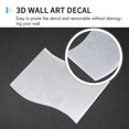 thumbnail image 5 of 6 piezas 3d Wave Mirror Sticker Diy Silver Wall Mirror Sticker Acrílico Mural Calcomanía Removible Reflectiv, 5 of 5