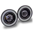 thumbnail image 3 of For 2017 2018 2019 Toyota Highlander Angel Eye Halo Fog Lights Kit, 3 of 6