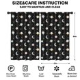 thumbnail image 2 of Blackout Kids Curtains,Black Planet Moon Pattern Childrens Insulated Curtains Set Of 2,Bedroom Essentials,Toddler Room Decor 52x84in(132x213cm), 2 of 5