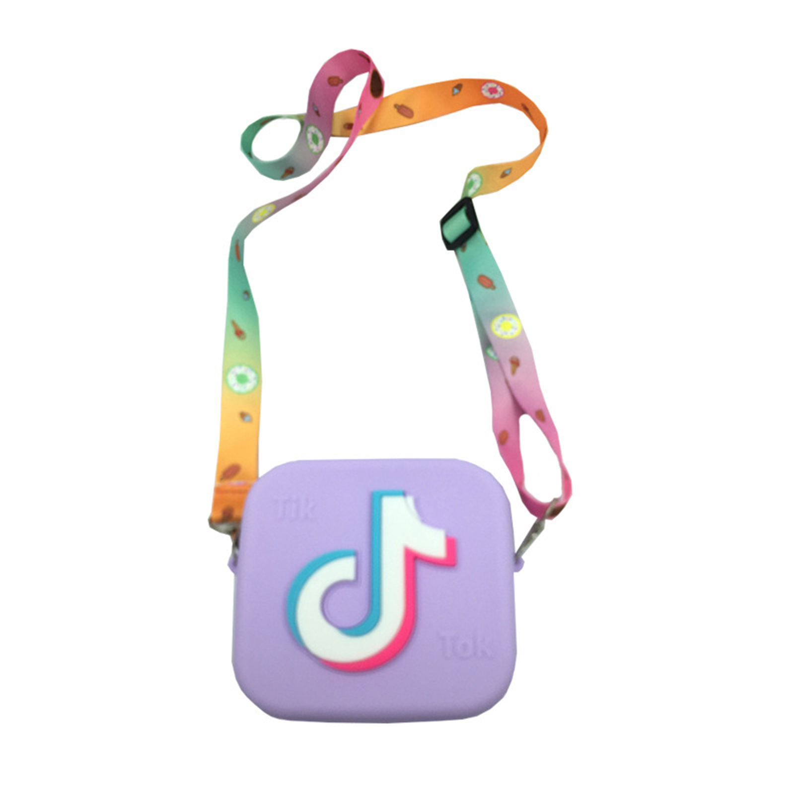 Little Girl Purse Mini Cute Princess Tik Tok Handbag Lilac (Shoulder Strap Random Color Style