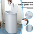 thumbnail image 5 of Anckoeil touchless Sensor Trash Can 13 Liter/3.4 Gallon Small Capacity Trash Can with Lid Sensor Kitchen Bin Recycling Practical Portable Trash Cans, 5 of 8